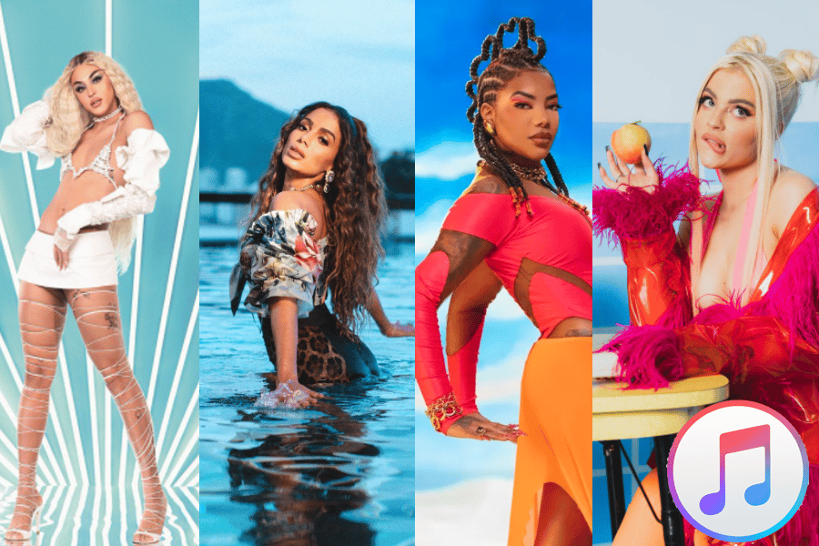 Imagem do post Com Anitta em #1, confira lista de artistas do Pop nacional que mais alcançaram o topo do iTunes Brasil