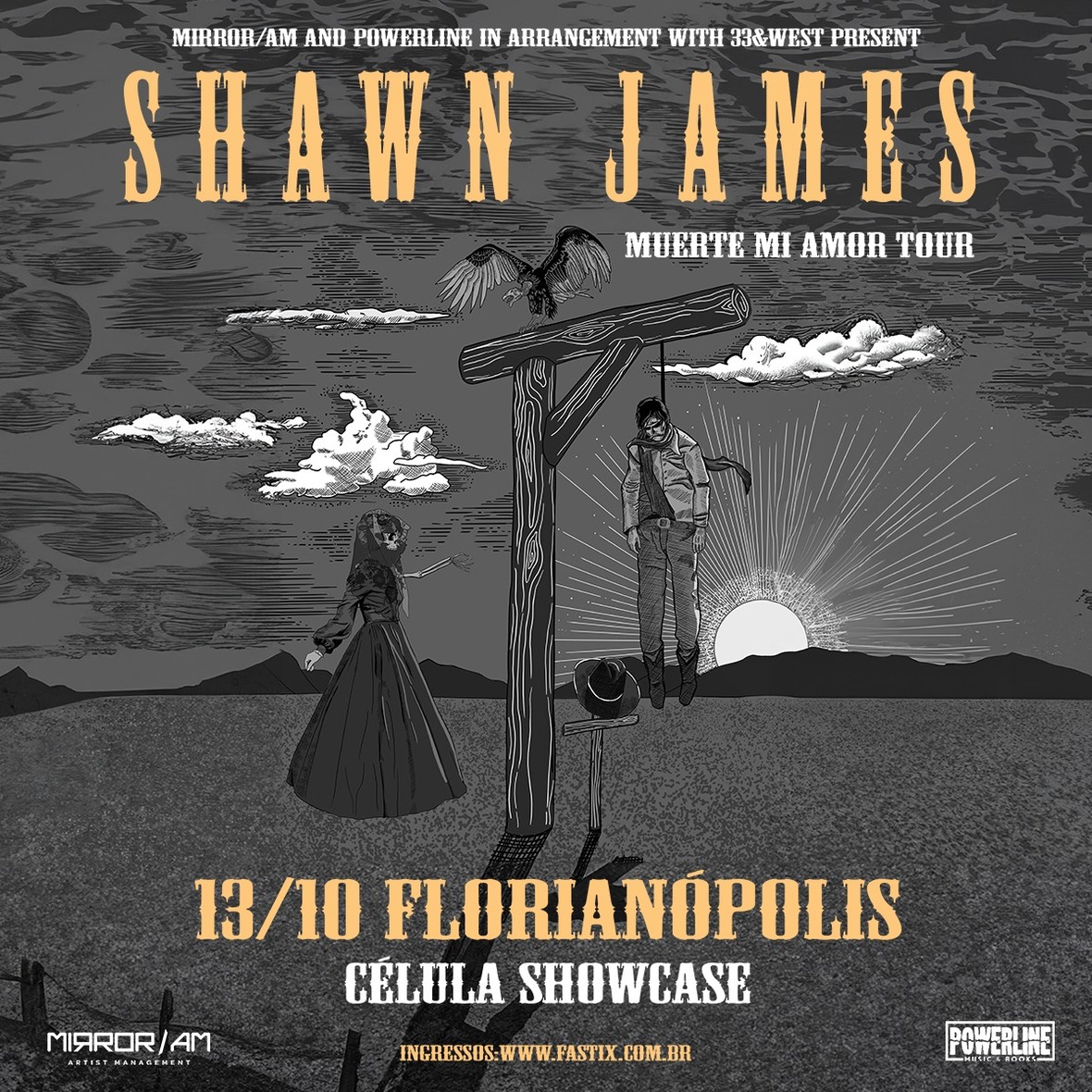 Imagem do post Shawn James troca show de outubro em Porto Alegre por Florianópolis