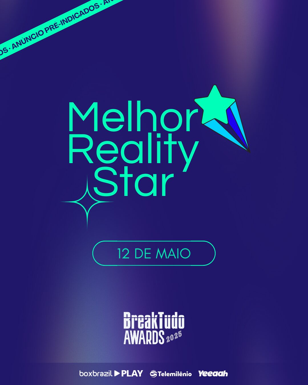 Imagem do post BreakTudo Awards 2025: Pré-Indicados a Melhor Reality Star serão revelados no dia 12 de maio