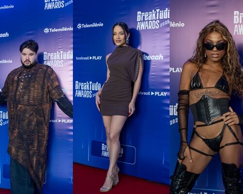 Imagem do post Famosos brilham na chegada ao red carpet do BreakTudo Awards 2025